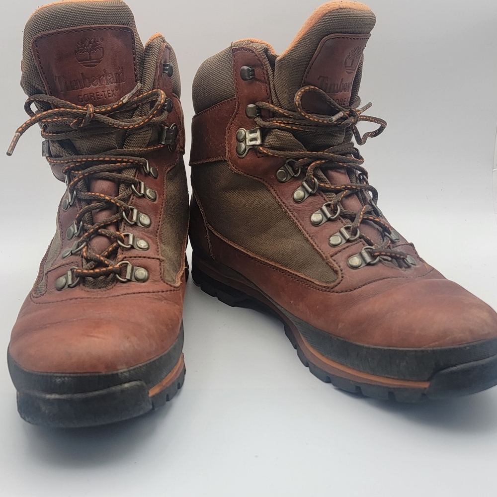 Timberland Men's Brown GORE-TEX Hiking Boots SIZE 10.5‎